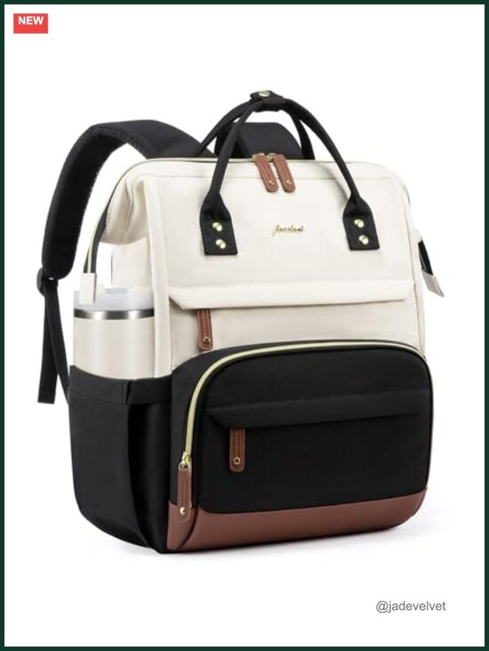 Laptop Backpack for Women Work Travel 15.6 inch Large Capacity Bookbag Daypack main image 3